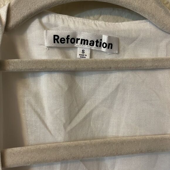 Reformation Weiss Linen Rare Dress Small NEW $218 - Picture 9 of 13
